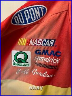 100% AUTHENTIC Vintage Rainbow NASCAR Jacket DuPont Jeff Gordan