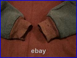 1930s Two Tone Wool Jacket Talon Deco Zipper