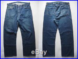 1930s Vintage LEVIS LEVI LEVI’S S501XX Dark blue Denim Jeans 37 model Pants