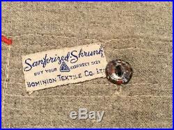 1930s Vintage Workwear Shirt Salt Pepper Cigarette Pocket Gussets DEADSTOCK