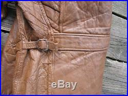 1930s half belt jacket, horsehide jacket, cape skin jacket, excl condt, rare