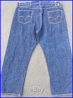 1940 501 Rivets Vintage Levis Jeans Size 50-32