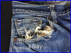 1940s 1950s Vintage Levis 501 Original Jeans Big E NOT Reproduction! Lot B