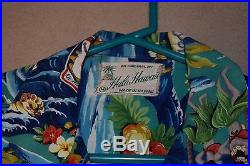 1940s-50s Hale Hawaii Vintage Land of Aloha Rayon Hawaiian Shirt mint condition