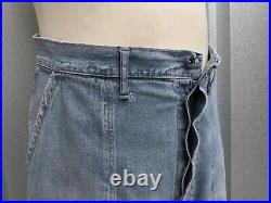 1940s Jeans US Navy Denim Pants WW2 Denim Jeans USN named/stenciled Sz30x31