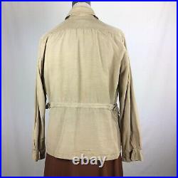 1940s The Airman showerproof flight jacket applique pockets half belted