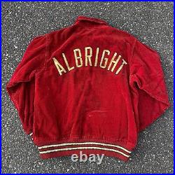 1950's Albright College corduroy jarsity jacket