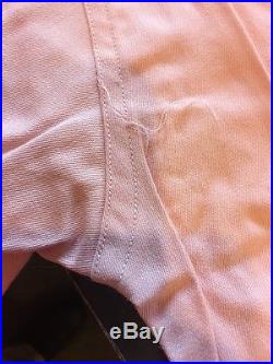 1950's Men's Rockabilly Shirt Manhattan New Old Stock Sz. L 16 Pink Loop Collar