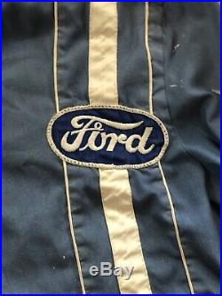 1950s 1960s Vintage Ford Race Mechanic Patches Jacket 46 | Mens Vintage ...