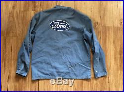 1950s 1960s Vintage Ford Race Mechanic Patches Jacket 46