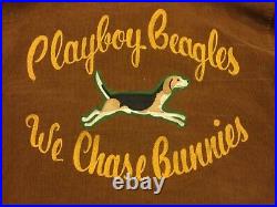 1950s 60s Vintage Beagle Dog Breeders Jacket Chain Stitch Talon Zip RARE Unique