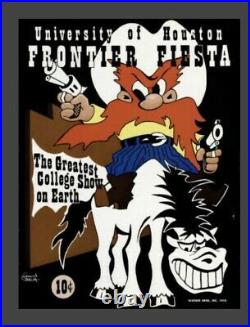 1950s Lee Riders Denim Jacket Frontier Fiesta Yosemite Sam Looney Tunes RARE