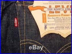 1950s Vintage LEVIS LEVI LEVI’S Big E Lot 701 denim pants 30 in Deadstock jeans