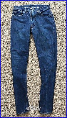 1960’s VTG Levis 501 ZXX Hidden Copper Rivets Selvage Gripper Zipper Denim Jeans