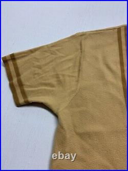 1960s Double Knit Italian PERFECTION golden Short Sleeve VINTAGE