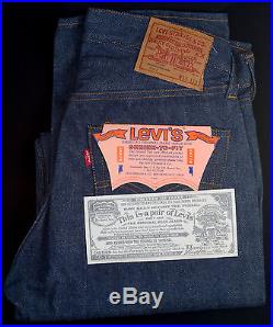 1966 Levi’s 501 Jeans Levi Strauss Redline 30W 33L NOS NWT 1970’s Button Fly VTG