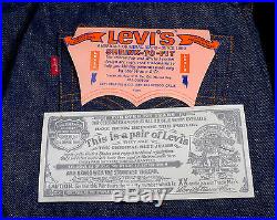 1966 Levi's 501 Jeans Levi Strauss Redline 30W 33L NOS NWT 1970's Button Fly VTG