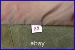 1970's 80's Rare Trench Coat Herman Phillips Loewe Leather Satin Lining 52