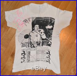 1970's SEX PISTOLS rare vtg punk-rock concert t-shirt (S) 70's Seditionaries