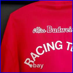 1970s MISS BUDWEISER Hydroplane Unlimited Racing Team Issued Red Jacket Coat XL