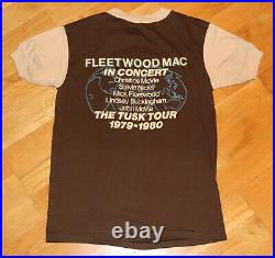 1979-80 FLEETWOOD MAC vtg rock concert tour t-shirt (S) Rare 70's Stevie Nicks