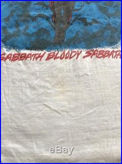1980's Black Sabbath Quiet Riot Original 3/4 Sleeve T-Shirt / Men's Size Large