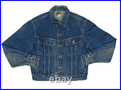 1980s Vintage Lee Rider Denim Jacket Size L