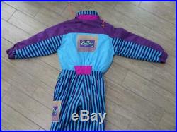 1980s vintage NEVICA ski suit ZIG ZAG snowsuit / mens 38 small / womens 8 /