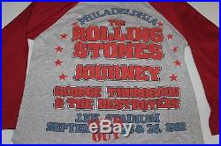 1981 Rolling Stones Vintage Concert T Shirt Jersey JFK Stadium-Philadelphia