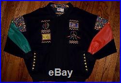 1991 NIKE URBAN JUNGLE GYM SPIKE LEE varsity jacket vtg 90s rap hip hop shirt XL