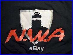1991 NWA jacket vtg EFIL4ZAGGIN 90s hip hop gangsta rap shirt eazy e dr dre XL
