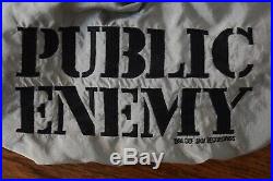 1991 PUBLIC ENEMY jacket vintage PE logo 90s Def Jam hip hop rap shirt L/XL