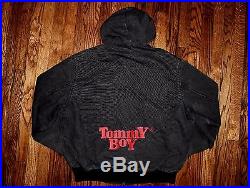 1992 Carhartt Stussy Tommy Boy records hoodie jacket vtg 90s hip hop rap shirt