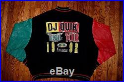 1992 DJ QUIK cross colours varsity crew jacket vtg 90s hip hop shirt rap colors