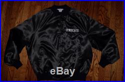 1992 Rhyme Syndicate satin jacket raiders vtg 90s hip hop shirt Ice-t body count
