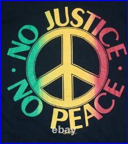 1992 Rodney King Vintage Shirt Mens XL Peace LA Riots 90s Police Human Rights