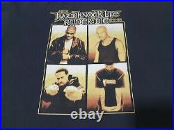 1999 The Hard Knock Life Ryde Or Die Tour Jay-Z DMX Methodman JaRule T shirt XXL