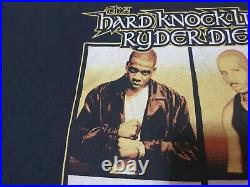 1999 The Hard Knock Life Ryde Or Die Tour Jay-Z DMX Methodman JaRule T shirt XXL