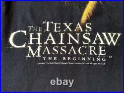 2000s The Texas Chainsaw Massacre Leatherface horror movie rare T-shirt XL