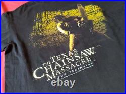 2000s The Texas Chainsaw Massacre Leatherface horror movie rare T-shirt XL