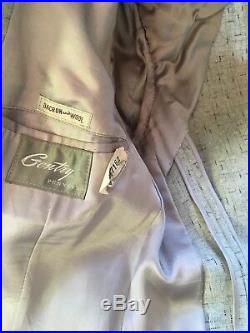 40R Mens 1950s ATOMIC FLECK Gray Rockabilly Suit VTG jacket drop loop pants VLV