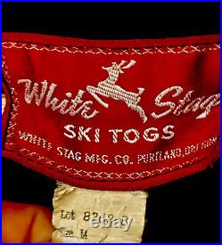 40s-50s White Stag Ski Togs Deadstock Cotton Pullover Hoodie 2 Tone 42m