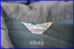 50's Vintage PONCHERO By Clubman Moleskin Pullover Shirt Medium