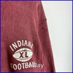 60s Champion Knitwear Reverse Weave Sweatshirt Expansion Gusset XL Indiana