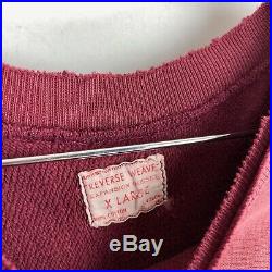 60s Champion Knitwear Reverse Weave Sweatshirt Expansion Gusset XL Indiana