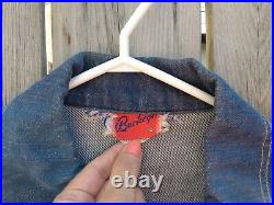 60s Vintage Jean Jacket 40 Chest BUCKEYE Retro Denim Trucker