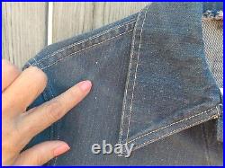 60s Vintage Jean Jacket 40 Chest BUCKEYE Retro Denim Trucker