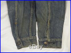 60s Vintage Levis Big E Denim Jean Trucker Two Pocket Jacket Size 42