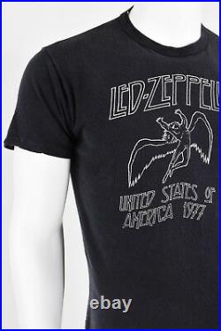 70s Vintage Led Zeppelin Tour T Shirt 1979 Rules America M L
