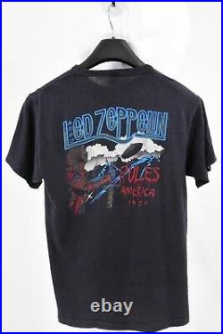70s Vintage Led Zeppelin Tour T Shirt 1979 Rules America M L